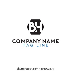 Bh Logo Stock Vector (Royalty Free) 393023677