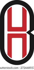 BH Logo Design. Design des HB Logos