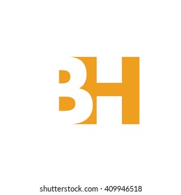 BH Logo | Vector Graphic Branding Letter Element | jpg, eps, path, web, app, art, ai | White Background