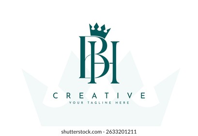 BH Monogram with Crown Logo
