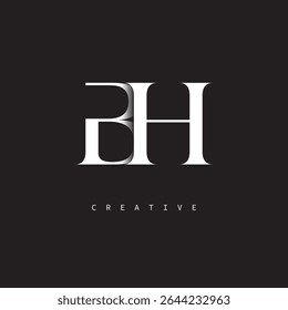BH Monogramm Logo Minimal Elegant