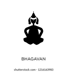 bhagavan icon. bhagavan symbol design from India collection. Simple element vector illustration on white background.