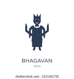 bhagavan icon. Trendy flat vector bhagavan icon on white background from india collection, vector illustration can be use for web and mobile, eps10