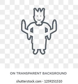 bhagavan icon. Trendy flat vector bhagavan icon on transparent background from india collection. High quality filled bhagavan symbol use for web and mobile