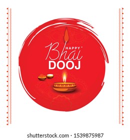 Bhai Dooj, Bhau-Beej, Bhai Tika Indian Festival Of Celebration Background