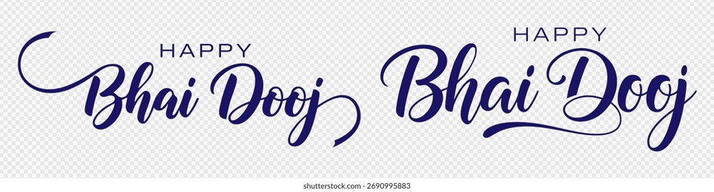Bhai Dooj greeting text set. text, Bhai Dooj typography,