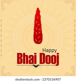 Bhai Dooj is a Hindu festival celebrating the bond between brothers and sisters, marked by special rituals and the exchange of love and gifts.