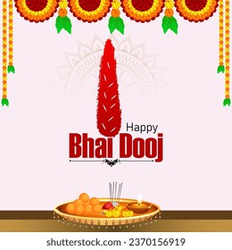 Bhai Dooj is a Hindu festival celebrating the bond between brothers and sisters, marked by special rituals and the exchange of love and gifts.