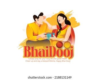 Hermano hermano del festival indio Bhai Dooj