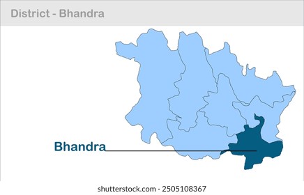 Bhandra subdistrict map, Lohardaga District, Jharkhand state, Republic of India, Government of Jharkhand, Indian territory, Eastern India, politics, village, tourism