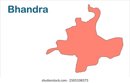 Bhandra subdivision map, Lohardaga District, Jharkhand state, Republic of India, Government of Jharkhand, Indian territory, Eastern India, politics, village, tourism