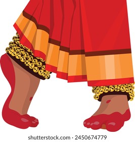 bharatanatyam Dancing Legs, Bharathanatiyam the indian classical dance form