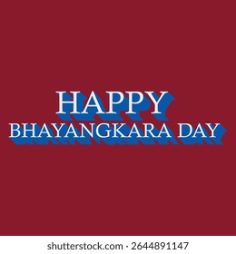 Bhayangkara Day card. Hand drawn positive quote. Modern brush calligraphy. Isolated on rose red background