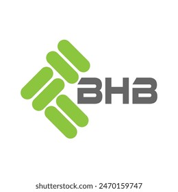 BHB letter logo vector design, BHB simple and modern logo. BHB luxurious alphabet design
