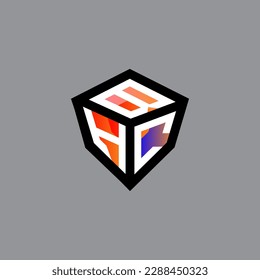 BHC letter logo creative design with vector graphic, BHC simple and modern logo.