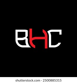 BHC logo design, BHC simple and modern logo. BHC luxurious alphabet design  