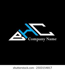 BHC logo design, BHC simple and modern logo. BHC luxurious alphabet design  