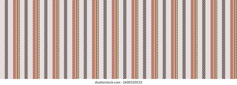 Bheet pattern lines stripe, velvet texture vector seamless. Wunter background fabric textile vertical in white and black colors palette.