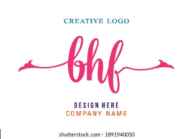 BHF lettering logo is simple, easy to understand and authoritative