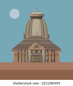 Bhubaneswar City - Mukteswara Temple - Illustration as EPS 10 File 