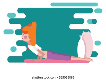 Bhujangasana or cobra pose yoga