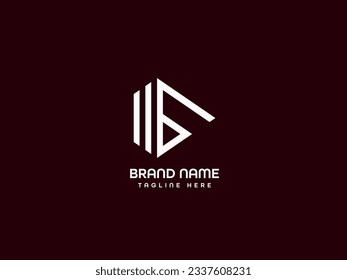 bhusiness monogram letter logo design