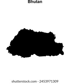 Diseño de mapa esquemático en blanco