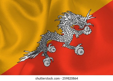 Bhutan Flag Flag