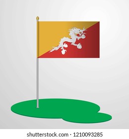 Bhutan Flag Pole