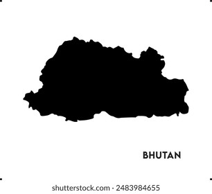 Bhutan icon vector design, Bhutan Logo design, Bhutan's unique charm and natural wonders, Use it in your marketing materials, travel guides, or digital projects, Bhutan map logo vector