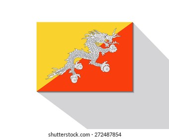 bhutan long shadow flag