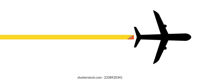 bhutan plane icon vector illustration. isolated on white background