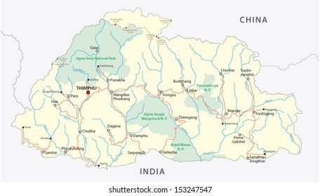 Bhutan Road Map