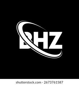 BHZ logo. BHZ letter. BHZ letter logo design. Initials B HZ logo linked with circle and uppercase monogram logo. BHZ typography for technology, business and real estate brand.