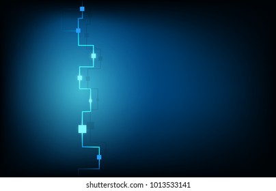 bi blue cyber security concept background, abstract hi speed digital internet.motion move blur. pixel vector