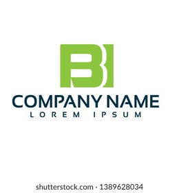 BI company linked letter logo concept. Designed for your web site design, logo, app, UI. initial logo design