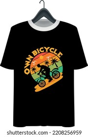 Bi Cycle T-shirt Design Template