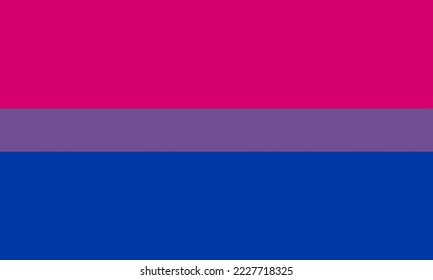 Bi Flag. Für bisexuelle Männer und bisexuelle Frauen.