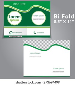 Bi Fold Brochure Vector Design