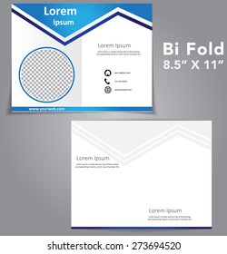 Bi Fold Brochure Vector Design