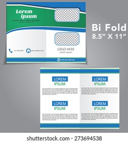 Bi Fold Brochure Vector Design