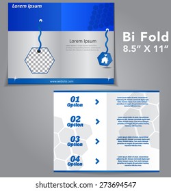Bi Fold Brochure Vector Design