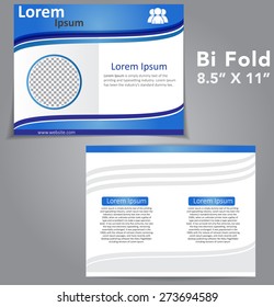 Bi Fold Brochure Vector Design