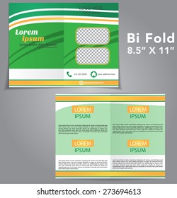 Bi Fold Brochure Vector Design