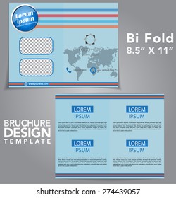 Bi Fold Brochure Vector Design