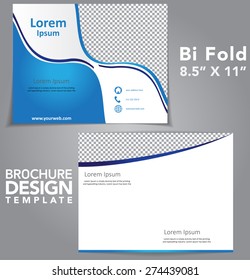Bi Fold Brochure Vector Design