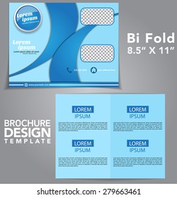Bi Fold Brochure Vector Design