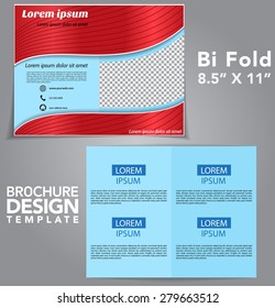 Bi Fold Brochure Vector Design