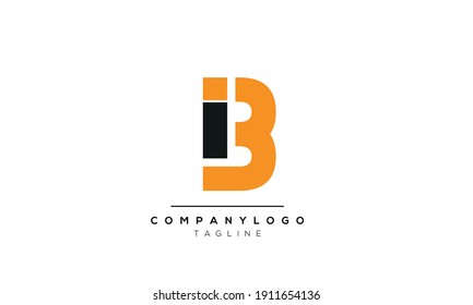 BI IB Letter Logo Design Template Vector