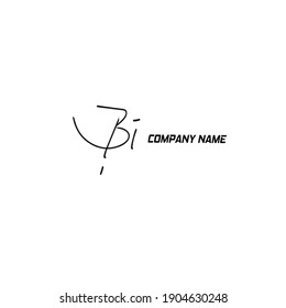 Escritura a mano inicial básica 
Logo manuscrito para identidad